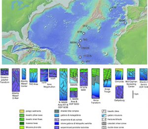 slow-spreading oceanic crust